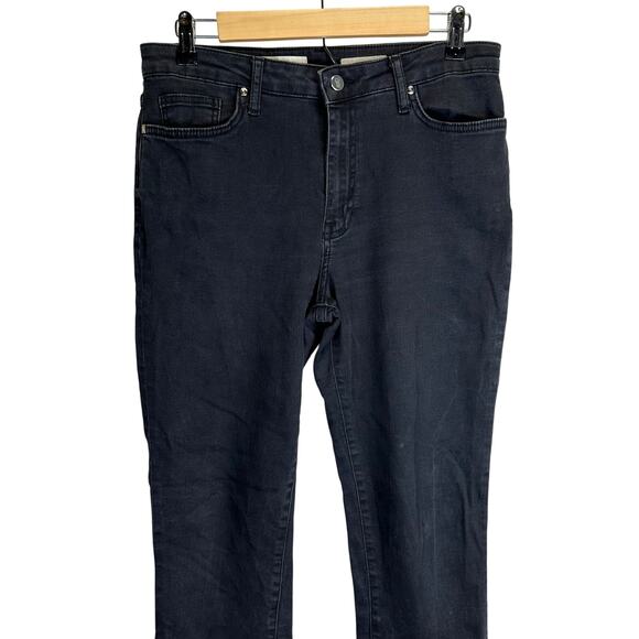 Pilcro Letterpress Anthropologie Black Crop Embellished Jeans Womens Size 29 - Picture 2 of 16